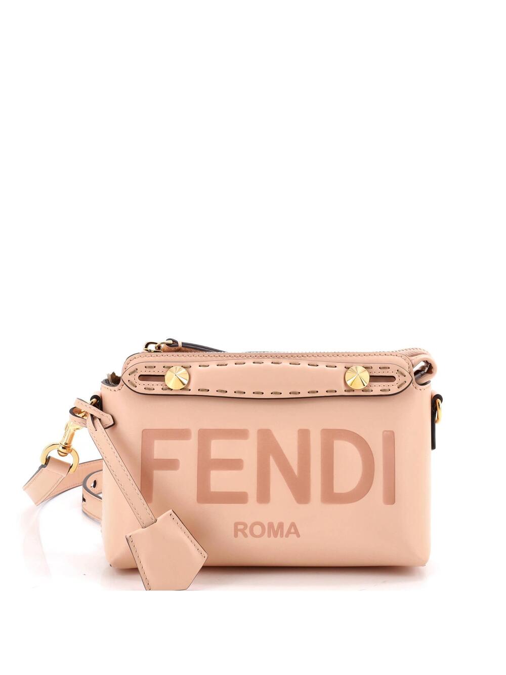 Fendi Logo By The Way Satchel Embossed #370354F10B